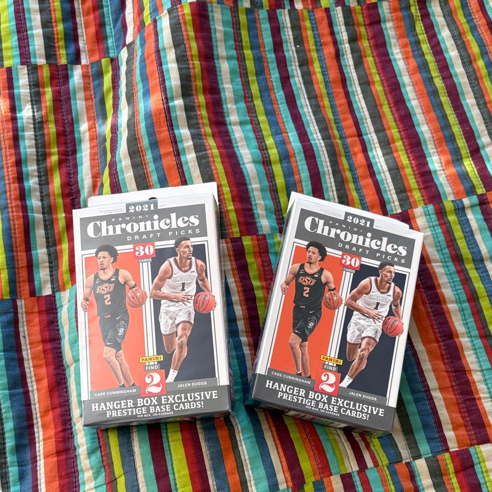 2021 panini Chronicles Draft Picks Basketball Card Set - hanger box Multicolor